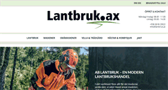 Desktop Screenshot of lantbruk.ax
