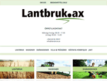 Tablet Screenshot of lantbruk.ax